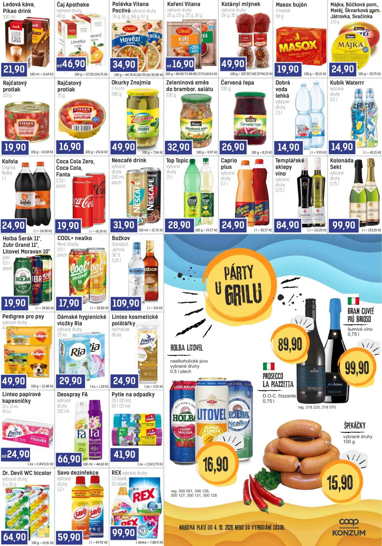 Leták Konzum - 15.7.2026 - 28.7.2026. Strana 3