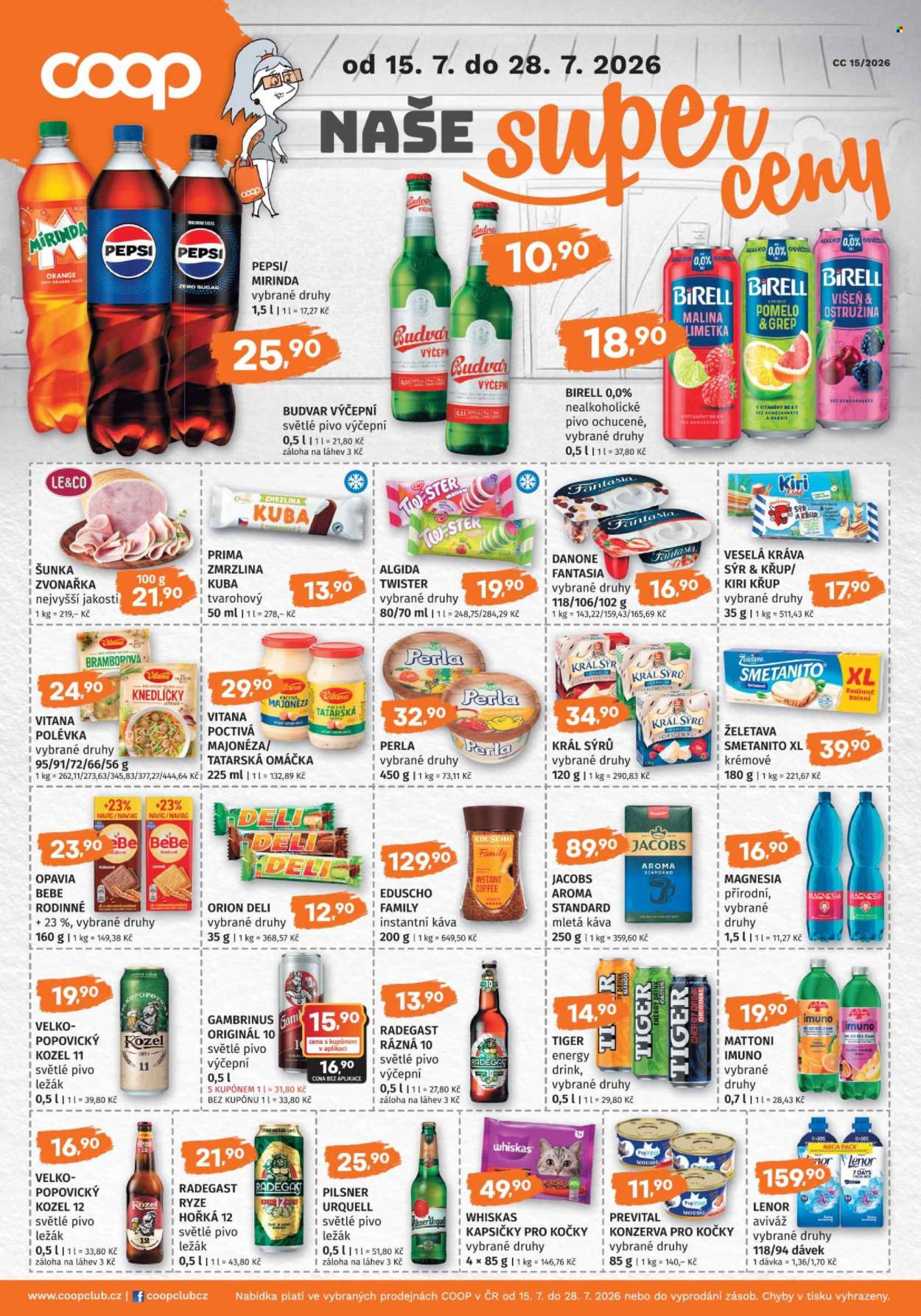Leták Konzum - 15.7.2026 - 28.7.2026. Strana 4