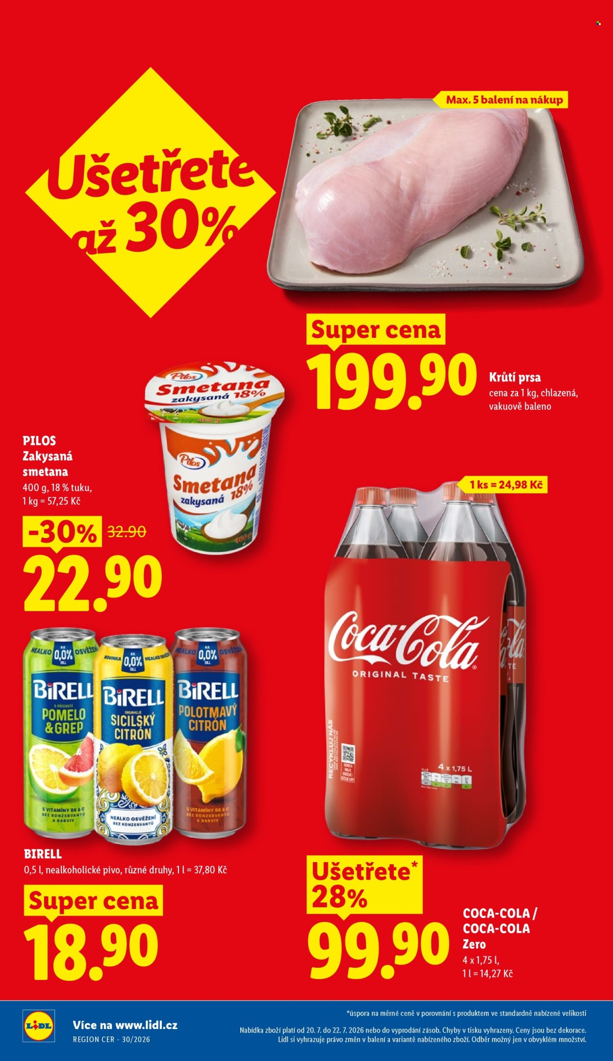 Leták Lidl - 20.7.2026 - 22.7.2026. Strana 2