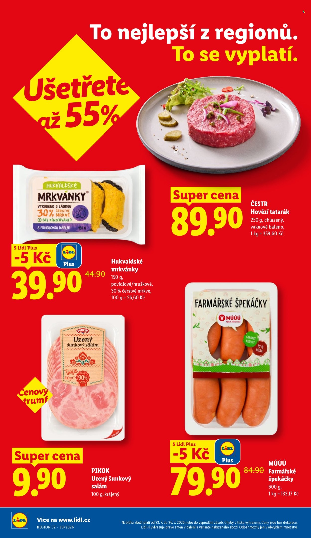 Leták Lidl - 23.7.2026 - 26.7.2026. Strana 2