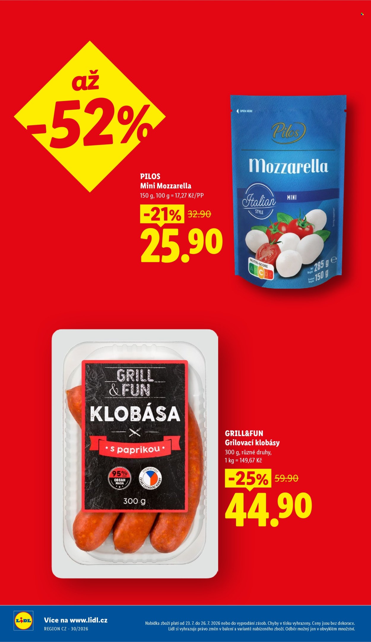 Leták Lidl - 23.7.2026 - 26.7.2026. Strana 8