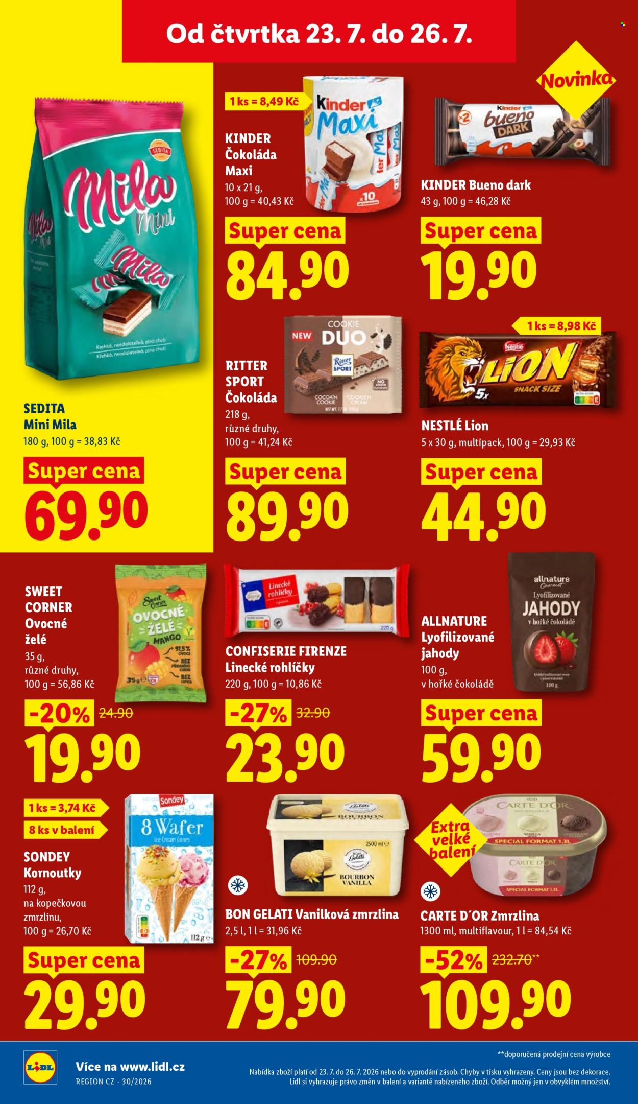 Leták Lidl - 23.7.2026 - 26.7.2026. Strana 24