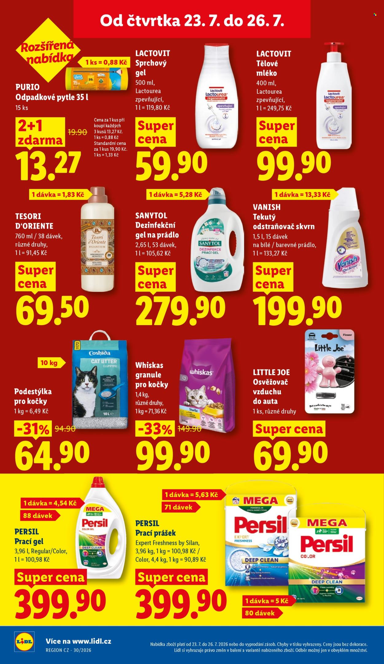 Leták Lidl - 23.7.2026 - 26.7.2026. Strana 30