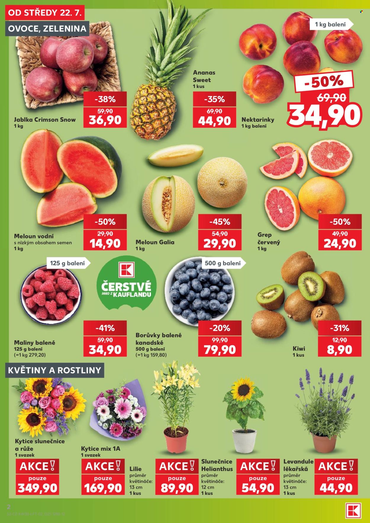 Leták Kaufland - 22.7.2026 - 28.7.2026. Strana 2