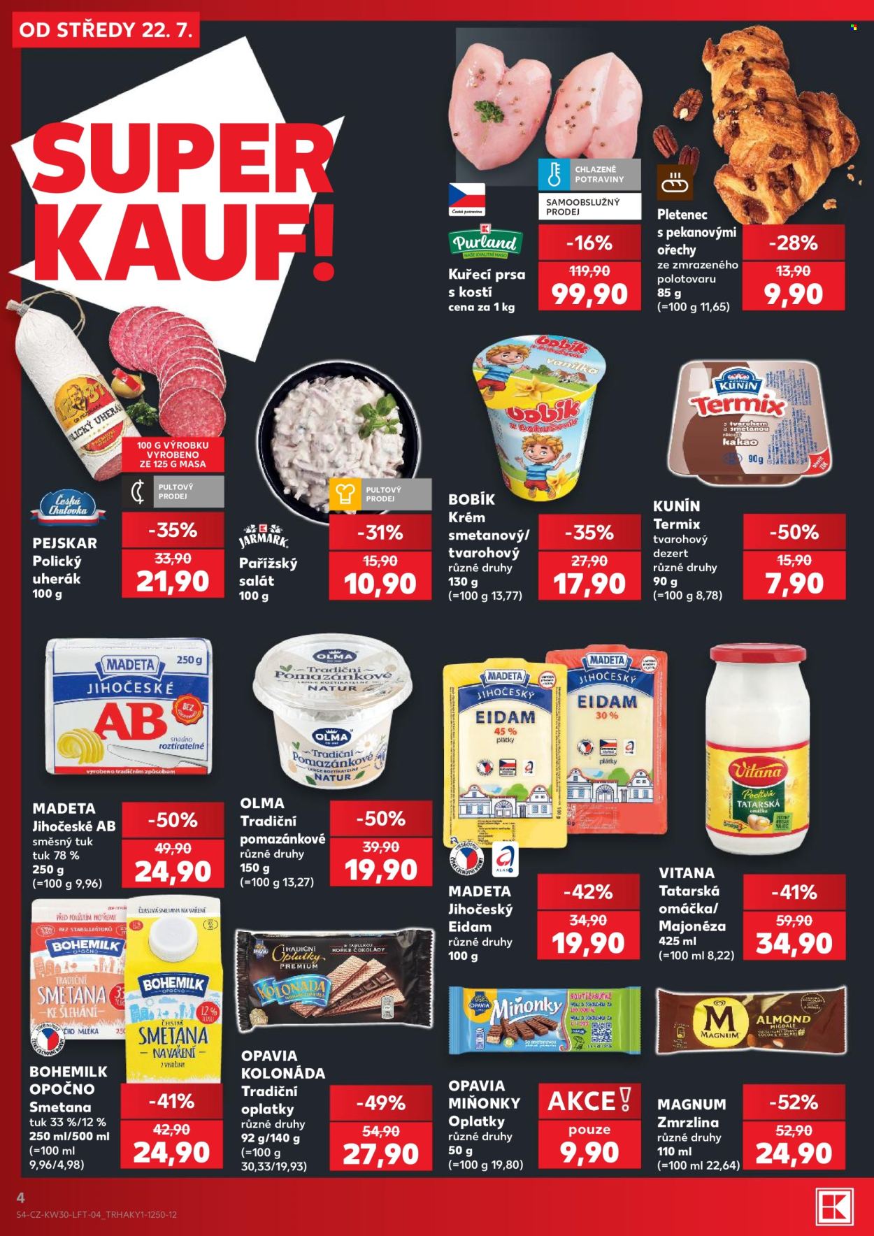 Leták Kaufland - 22.7.2026 - 28.7.2026. Strana 4