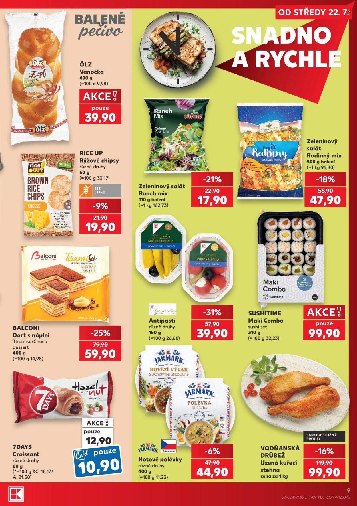 Leták Kaufland - 22.7.2026 - 28.7.2026. Strana 9