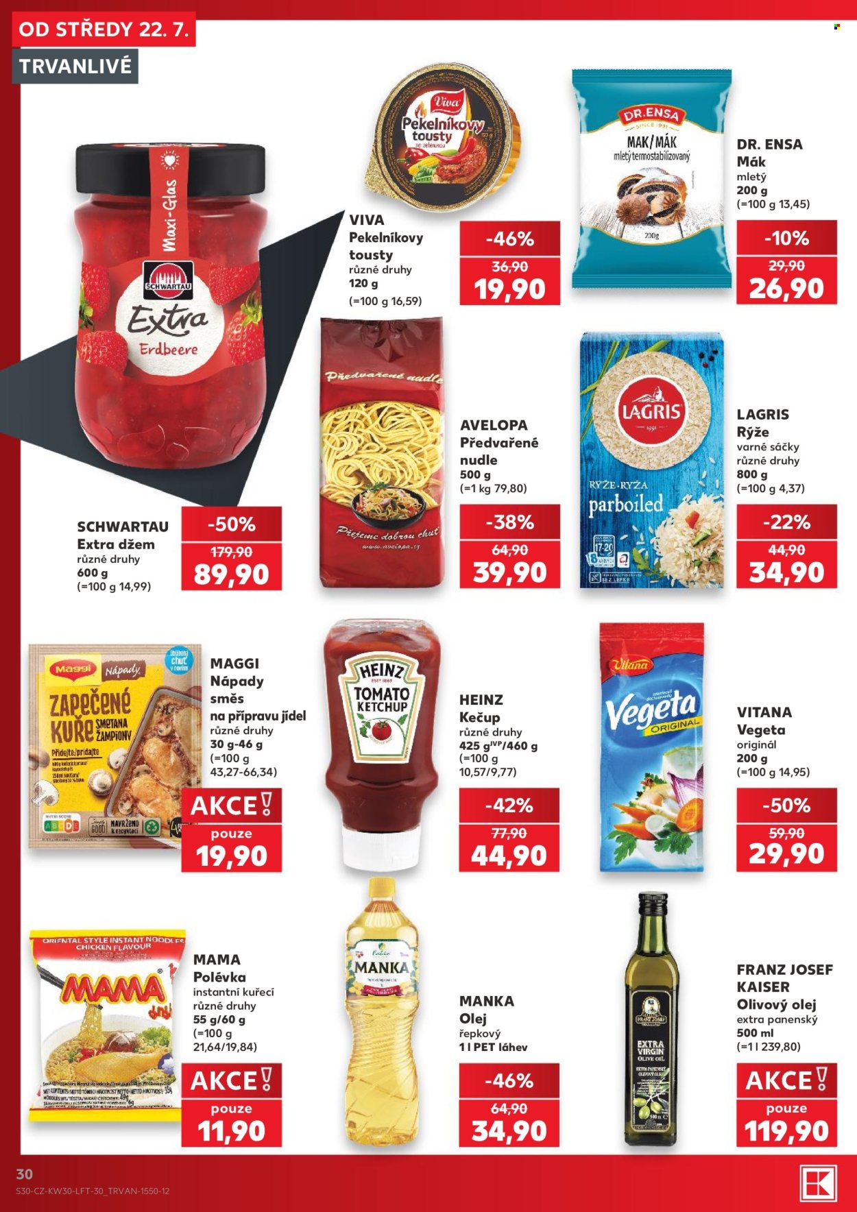 Leták Kaufland - 22.7.2026 - 28.7.2026. Strana 30