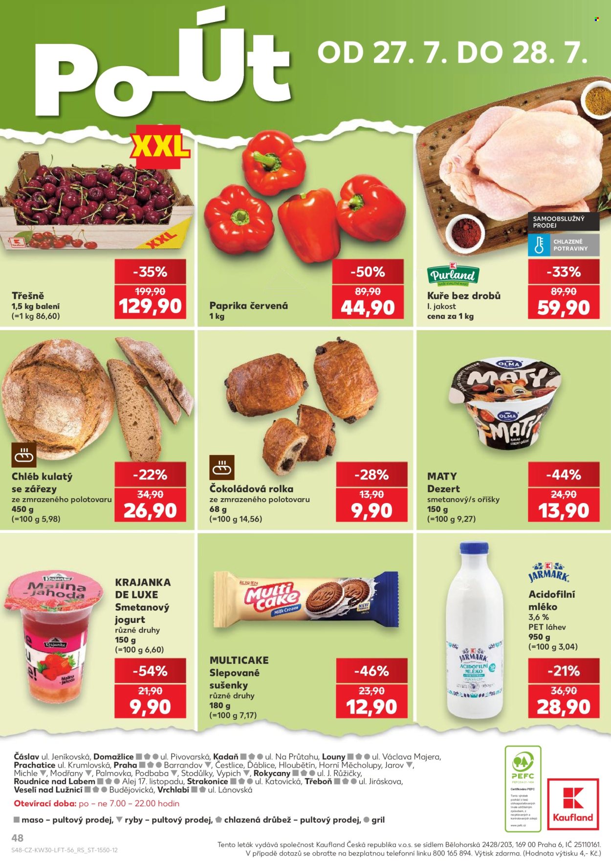 Leták Kaufland - 22.7.2026 - 28.7.2026. Strana 48