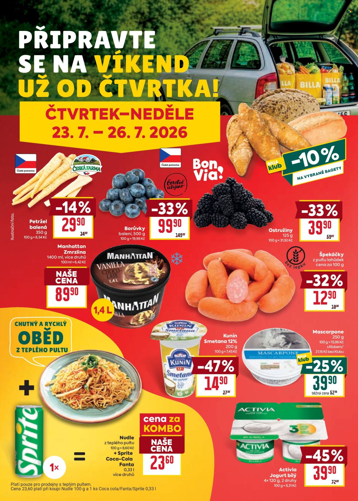 Leták BILLA - 22.7.2026 - 28.7.2026. Strana 32