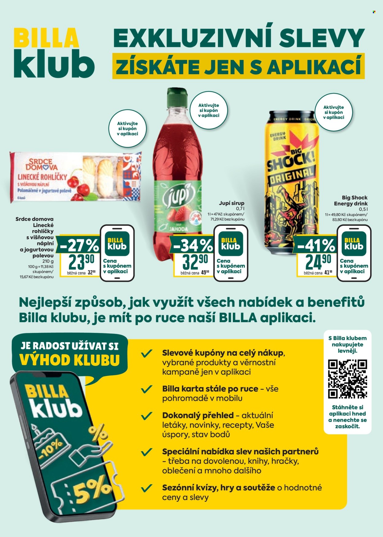 Leták BILLA - 22.7.2026 - 28.7.2026. Strana 36