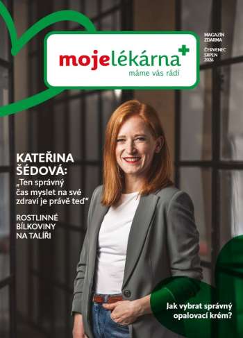 Leták mojelekarna.cz - 1.7.2026 - 31.8.2026.