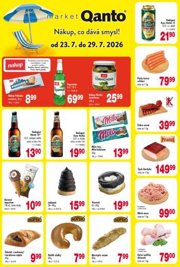 Leták Qanto market - 23.7.2026 - 29.7.2026.