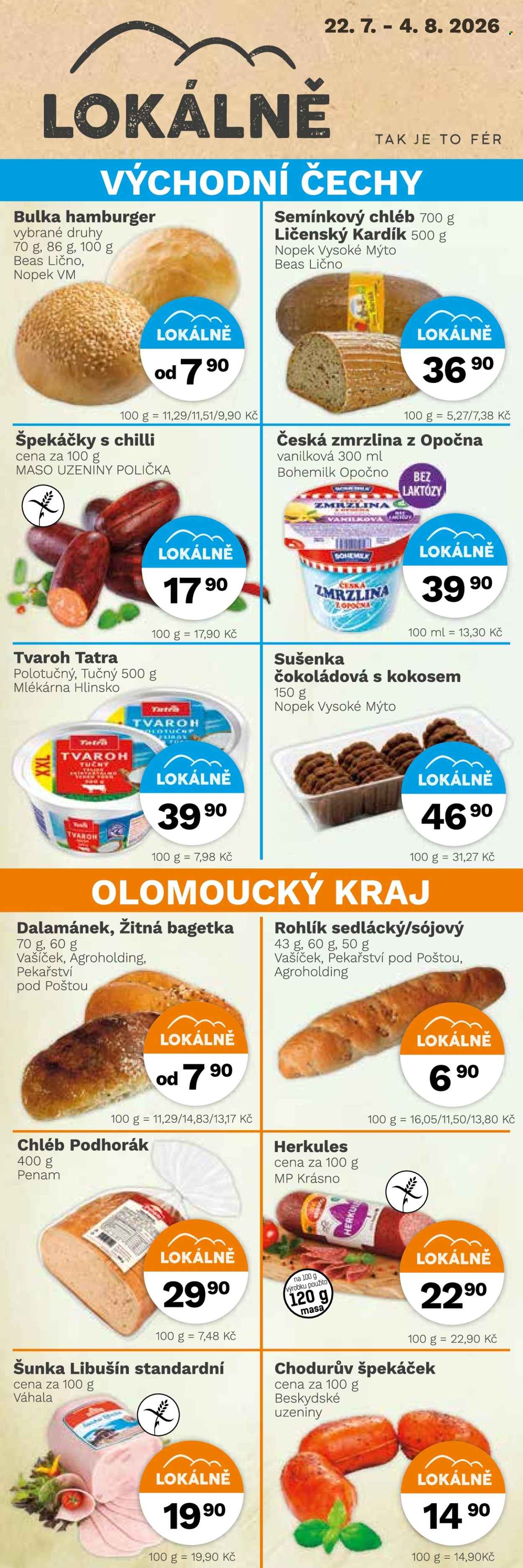 Leták Konzum - 22.7.2026 - 4.8.2026. Strana 2