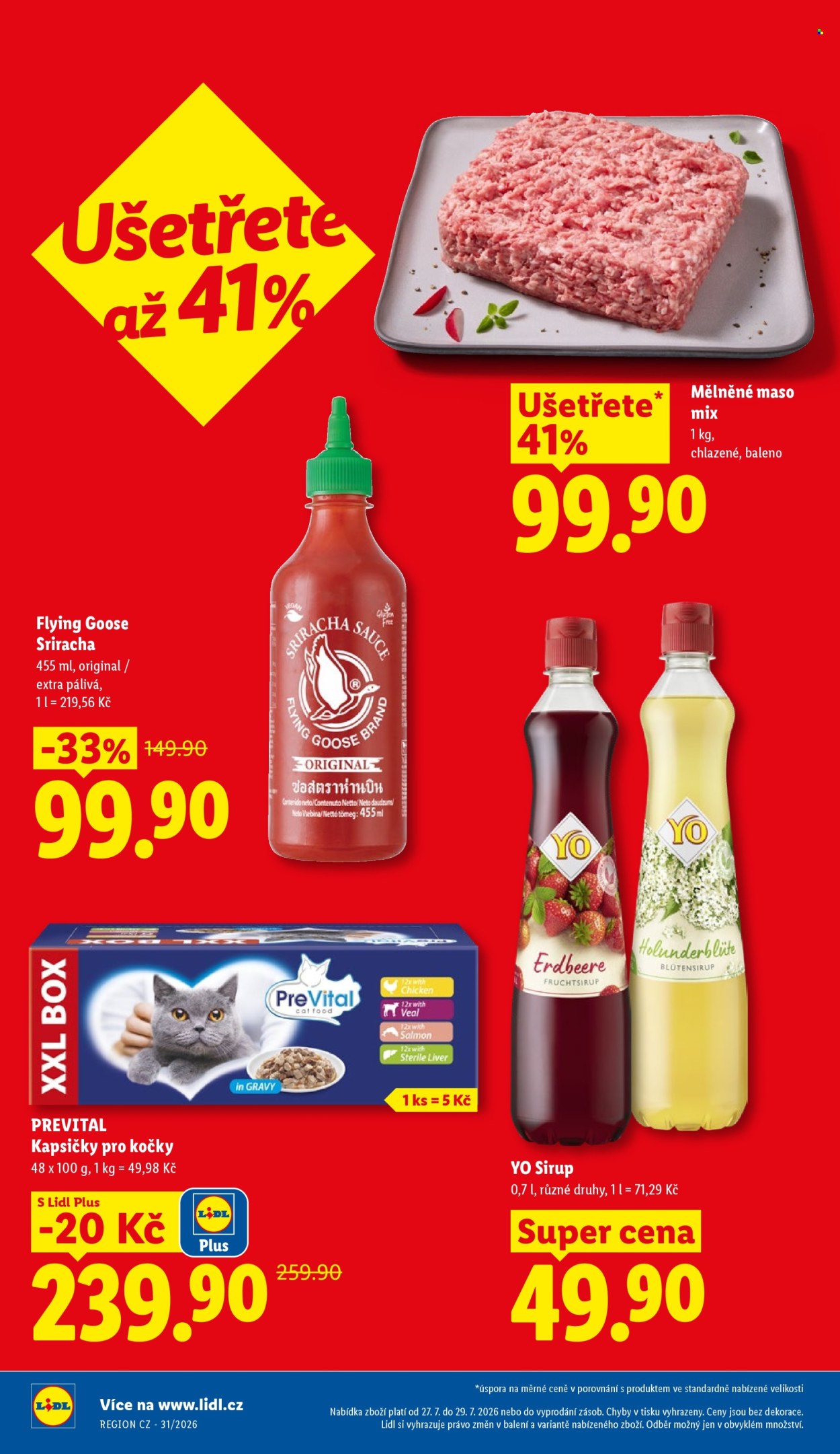 Leták Lidl - 27.7.2026 - 29.7.2026. Strana 2