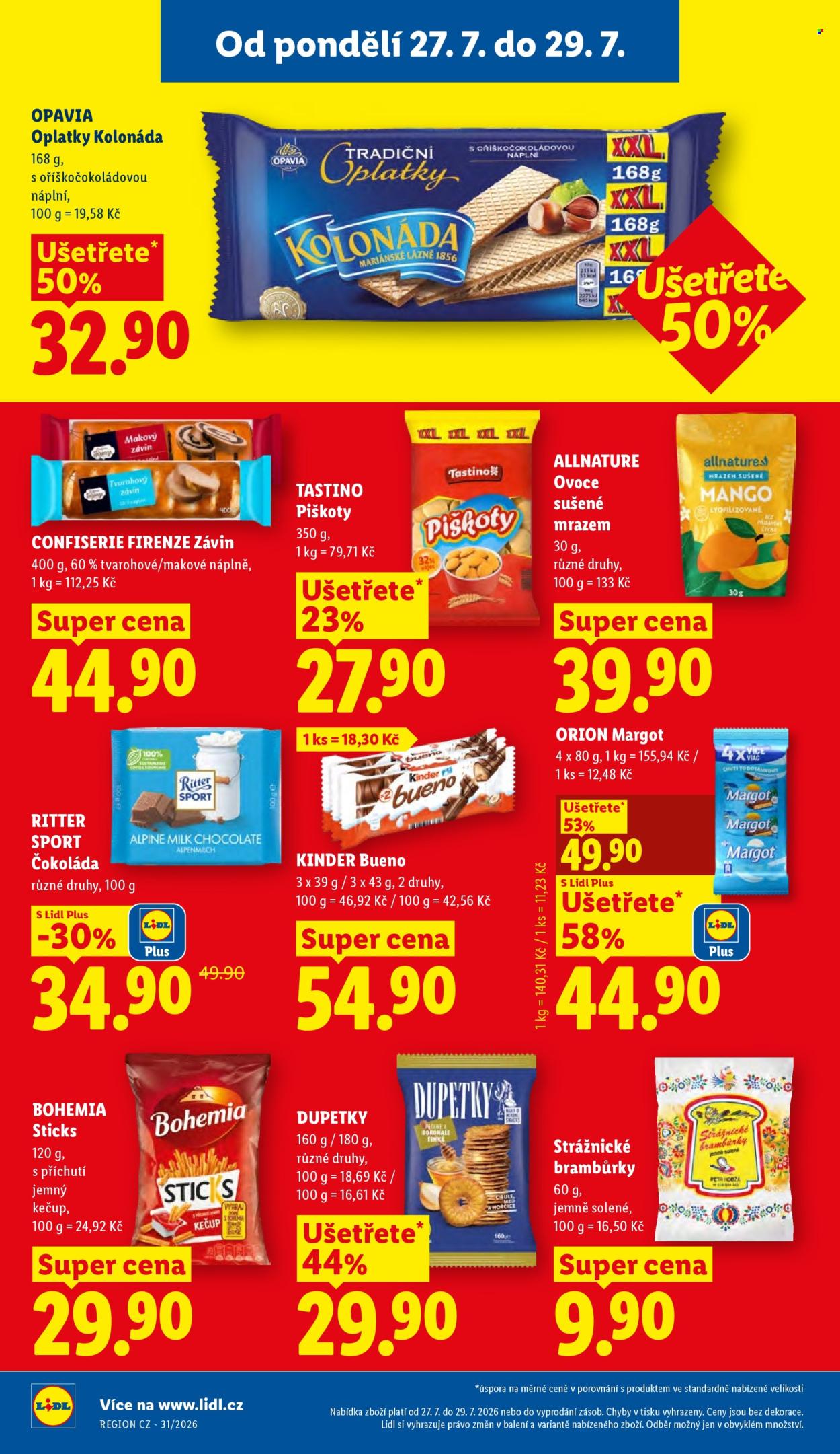 Leták Lidl - 27.7.2026 - 29.7.2026. Strana 28