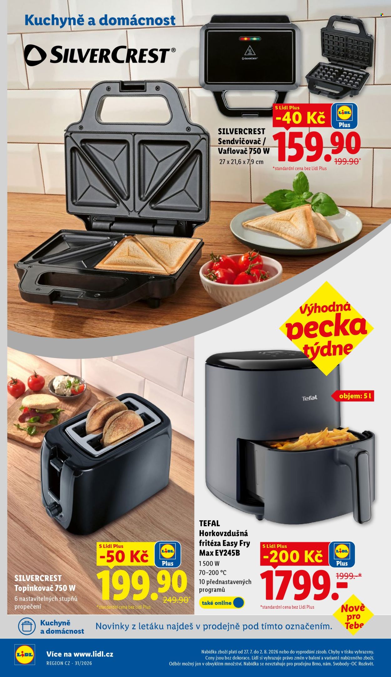 Leták Lidl - 27.7.2026 - 2.8.2026. Strana 2