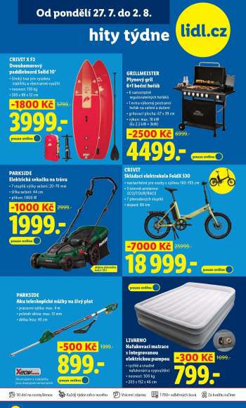 Leták Lidl - 27.7.2026 - 2.8.2026.