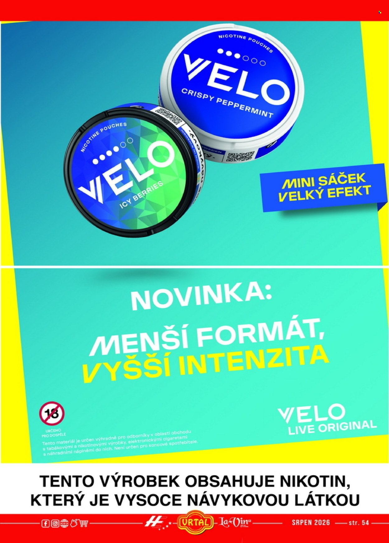 Leták Vrtal - 1.8.2026 - 31.8.2026. Strana 54