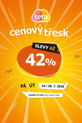 Leták Teta drogerie - 24.7.2026 - 28.7.2026.