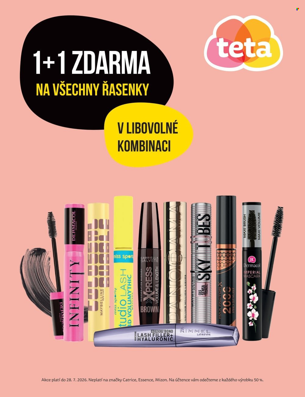 Leták Teta drogerie - 16.7.2026 - 28.7.2026. Strana 1