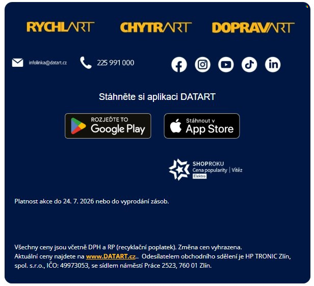 Leták DATART - 24.7.2026 - 24.7.2026. Strana 7