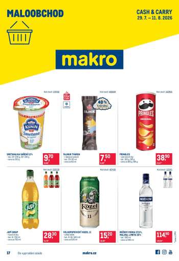 Leták MAKRO - 29.7.2026 - 11.8.2026.