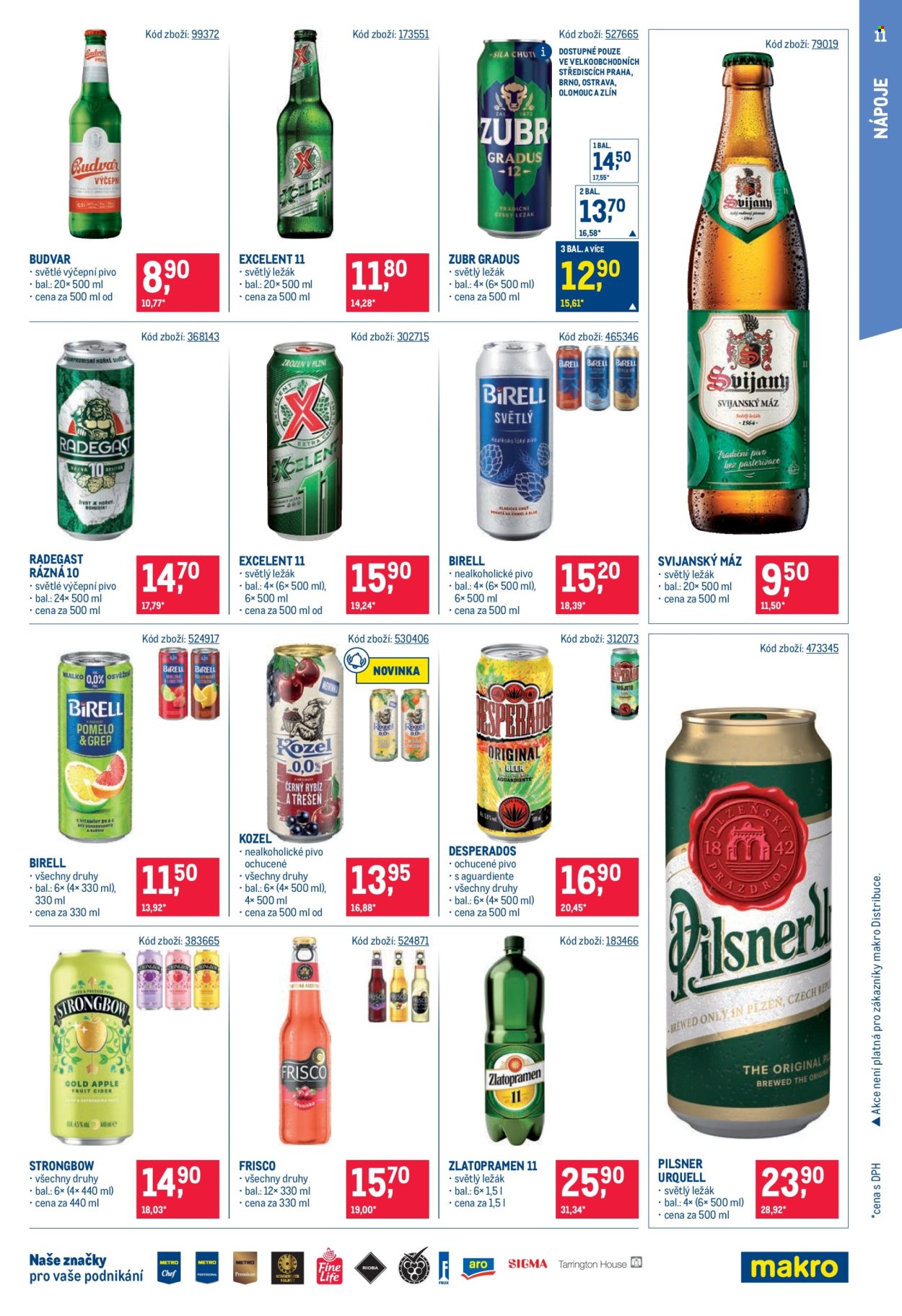 Leták MAKRO - 29.7.2026 - 11.8.2026. Strana 11