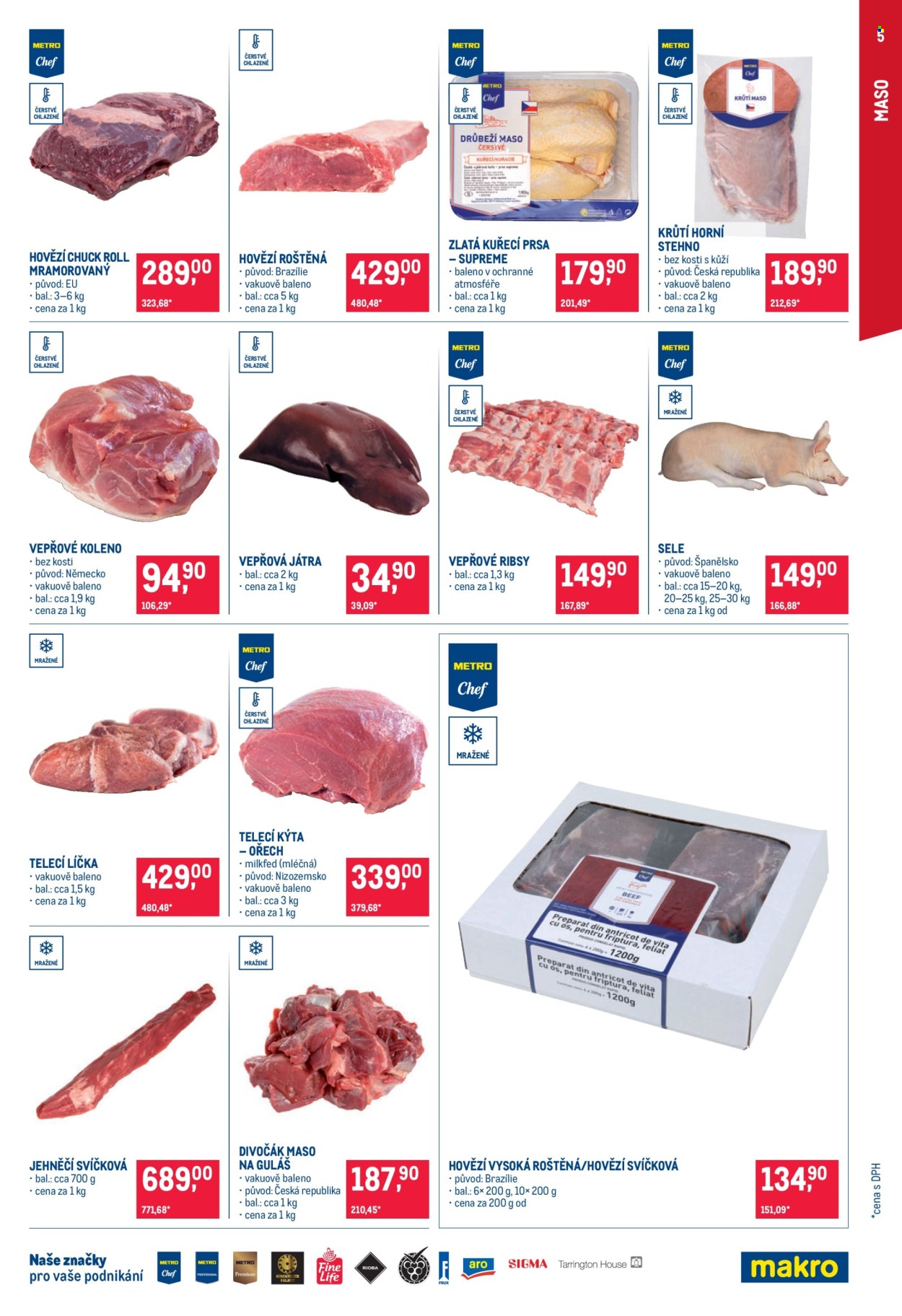 Leták MAKRO - 29.7.2026 - 11.8.2026. Strana 5
