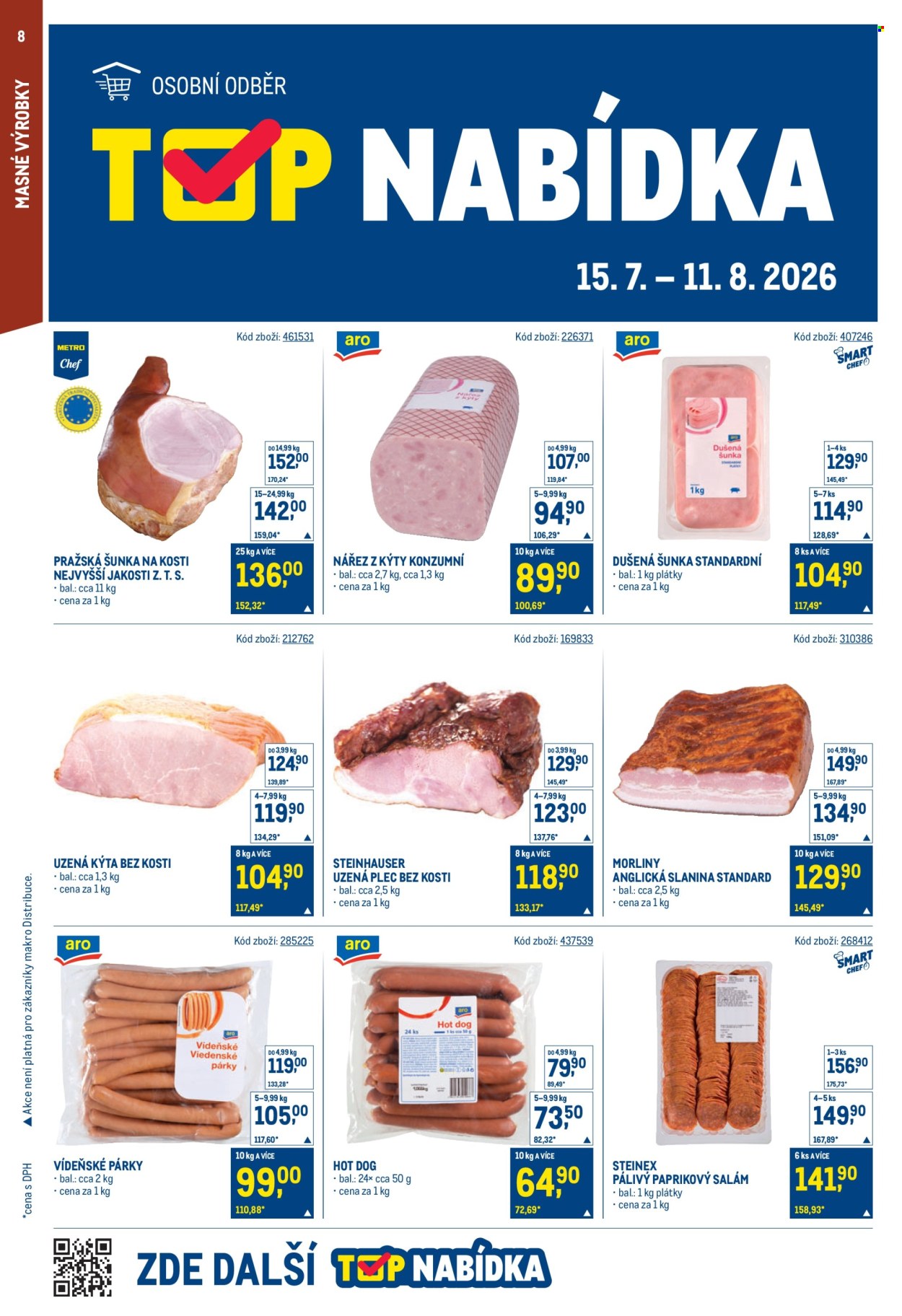 Leták MAKRO - 29.7.2026 - 11.8.2026. Strana 8