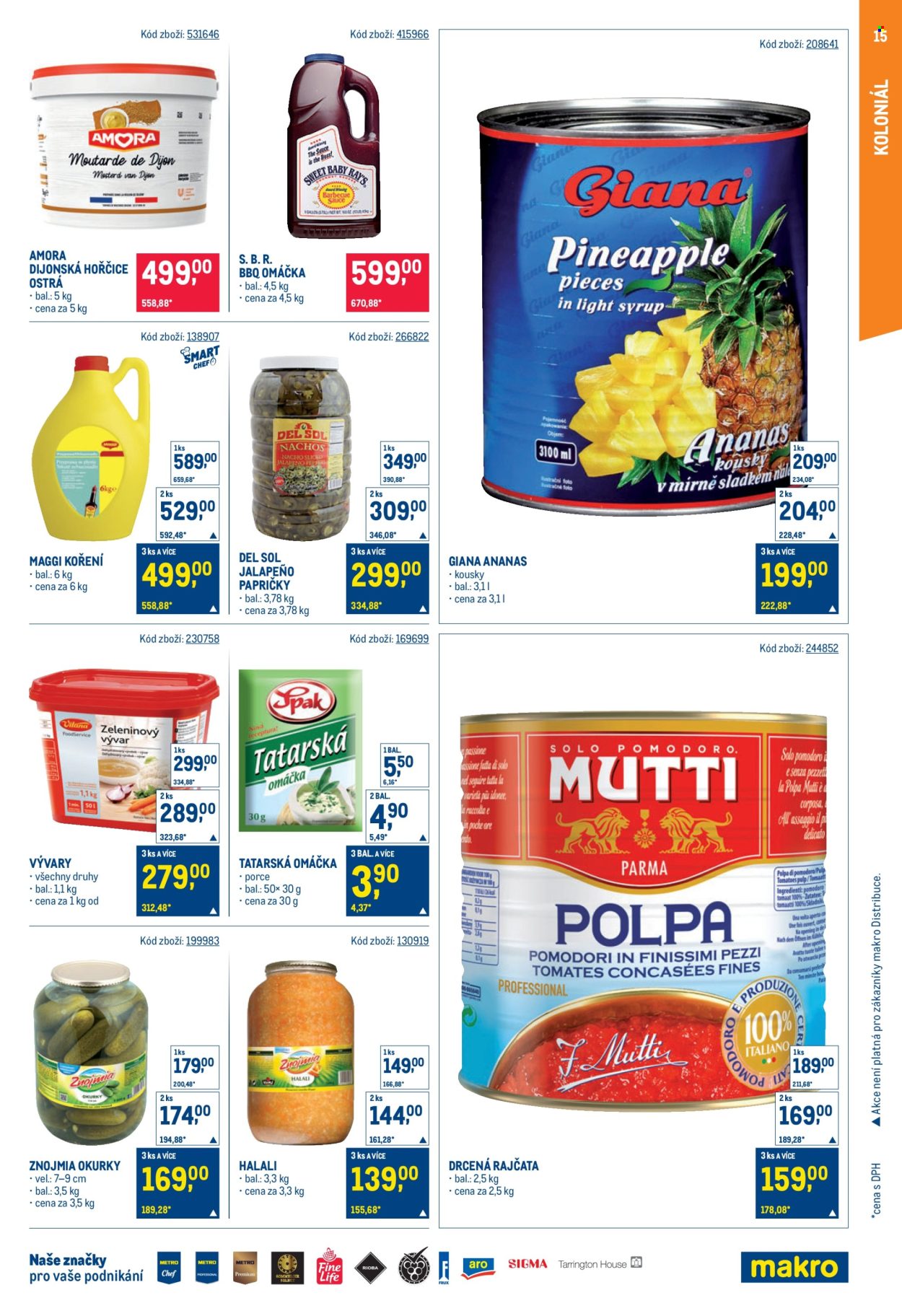 Leták MAKRO - 29.7.2026 - 11.8.2026. Strana 15