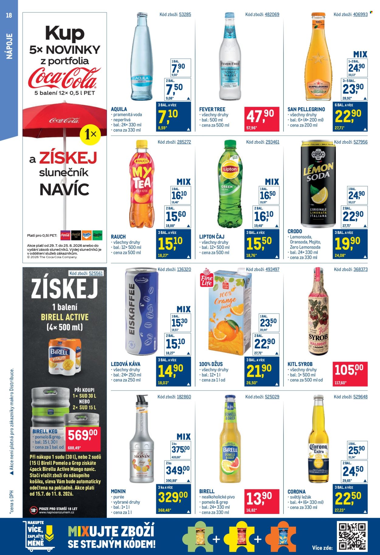 Leták MAKRO - 29.7.2026 - 11.8.2026. Strana 18