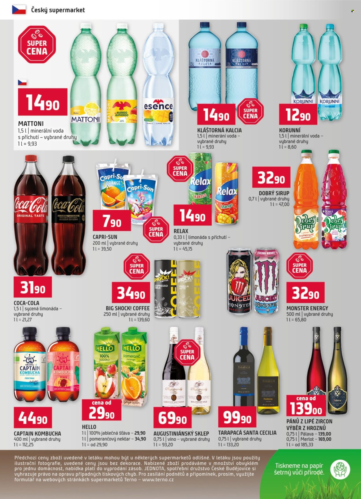 Leták coop TERNO - 29.7.2026 - 4.8.2026. Strana 12