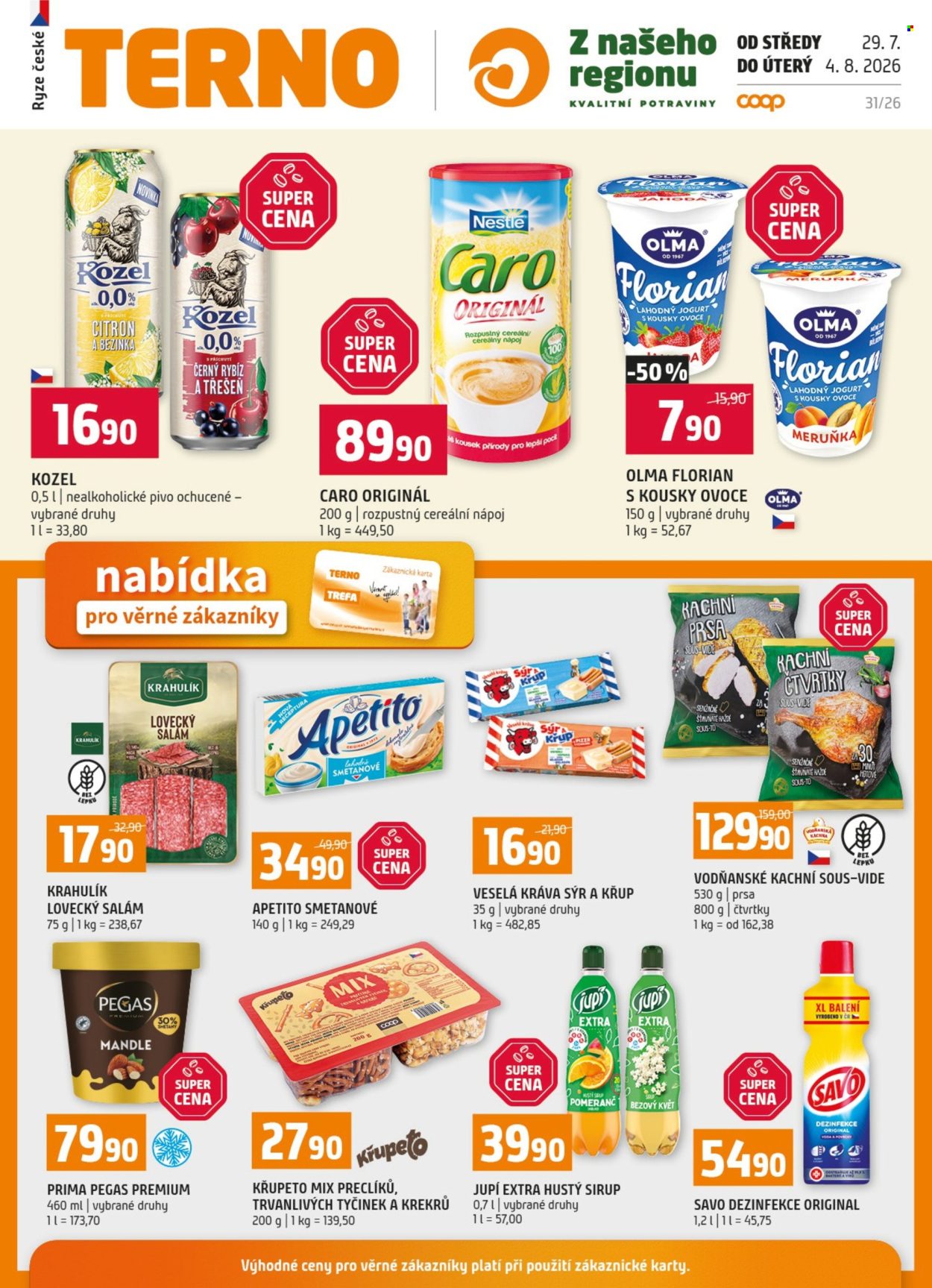 Leták coop TERNO - 29.7.2026 - 4.8.2026. Strana 24