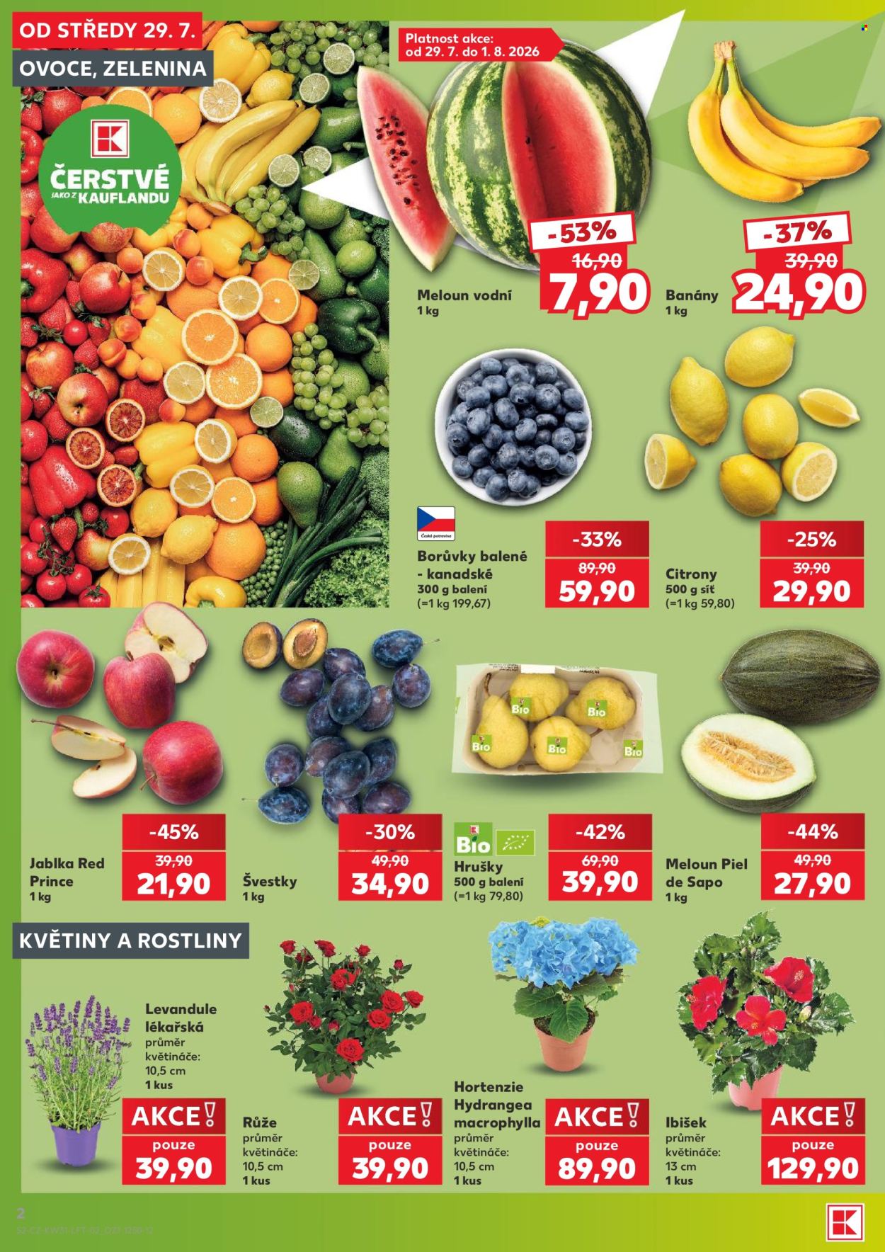 Leták Kaufland - 29.7.2026 - 4.8.2026. Strana 2