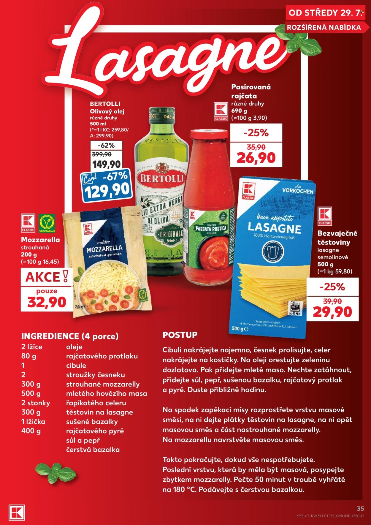 Leták Kaufland - 29.7.2026 - 4.8.2026. Strana 35