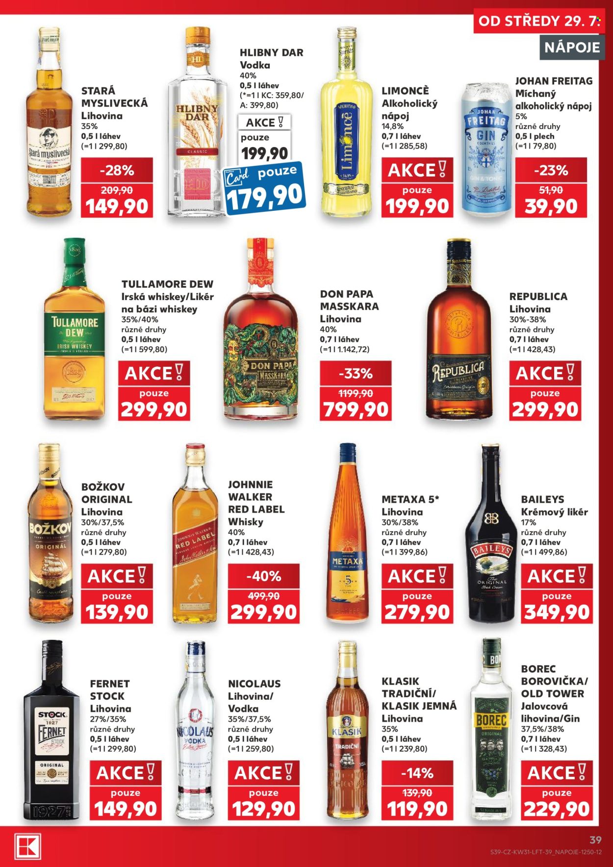 Leták Kaufland - 29.7.2026 - 4.8.2026. Strana 39