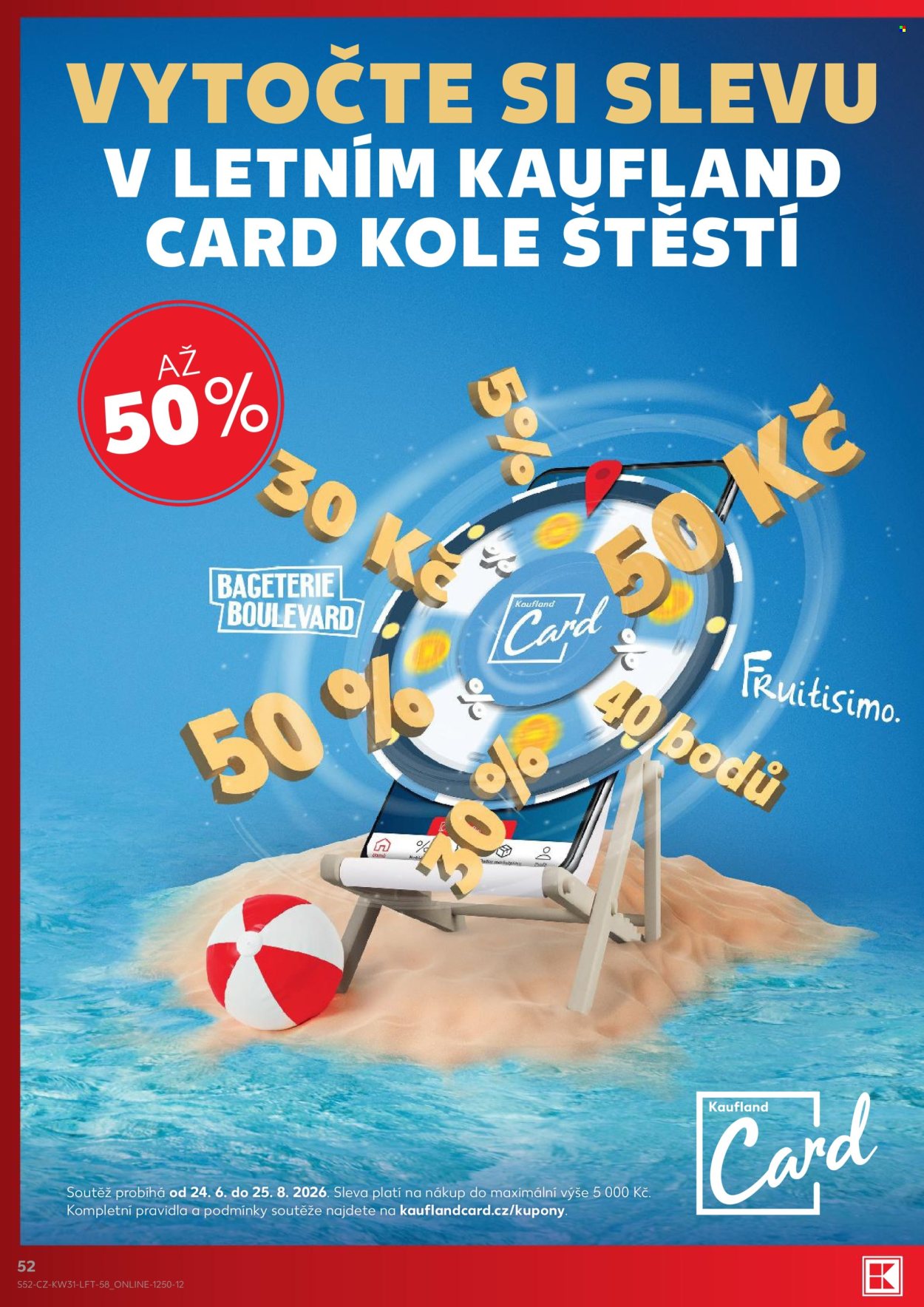 Leták Kaufland - 29.7.2026 - 4.8.2026. Strana 52