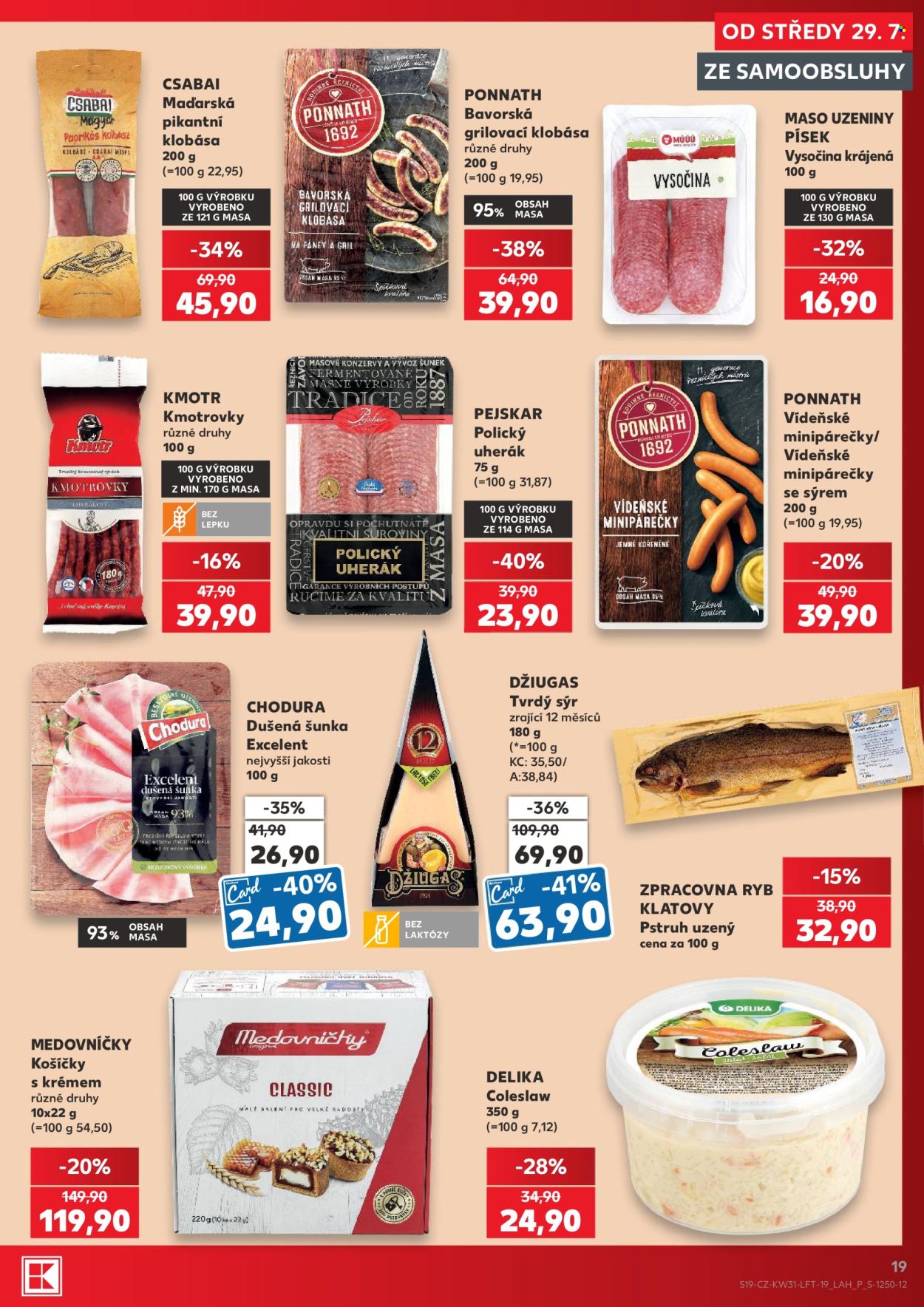 Leták Kaufland - 29.7.2026 - 4.8.2026. Strana 19