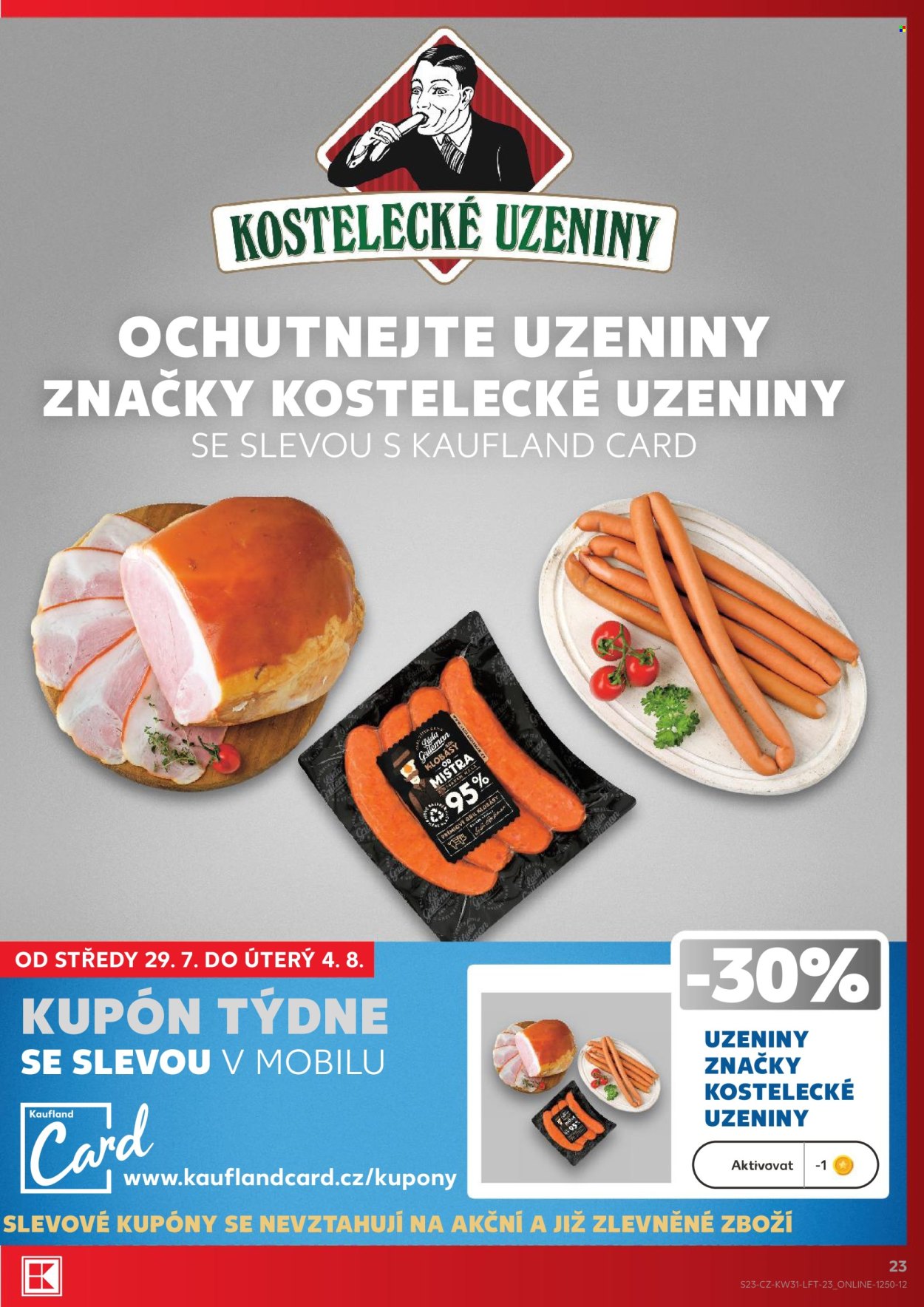 Leták Kaufland - 29.7.2026 - 4.8.2026. Strana 23