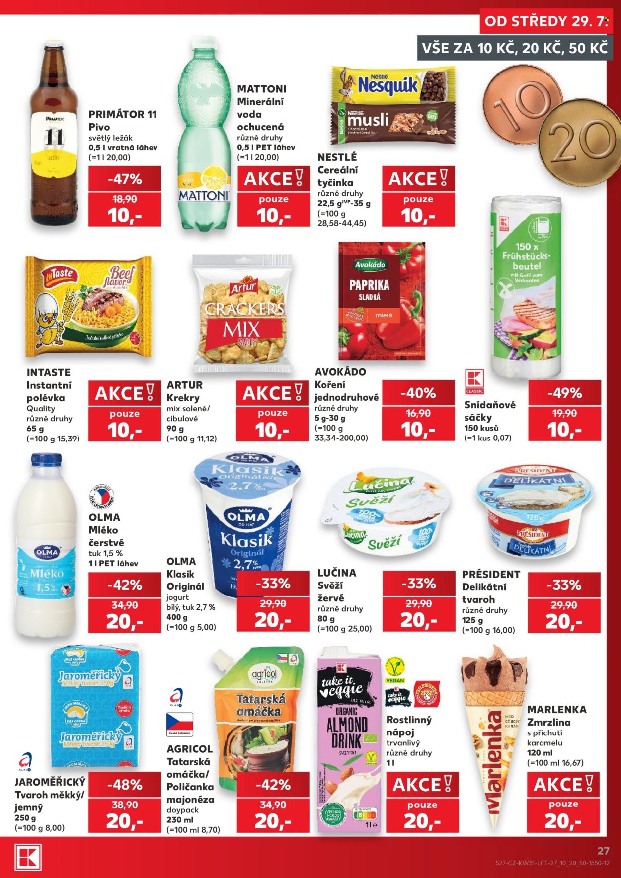 Leták Kaufland - 29.7.2026 - 4.8.2026. Strana 27