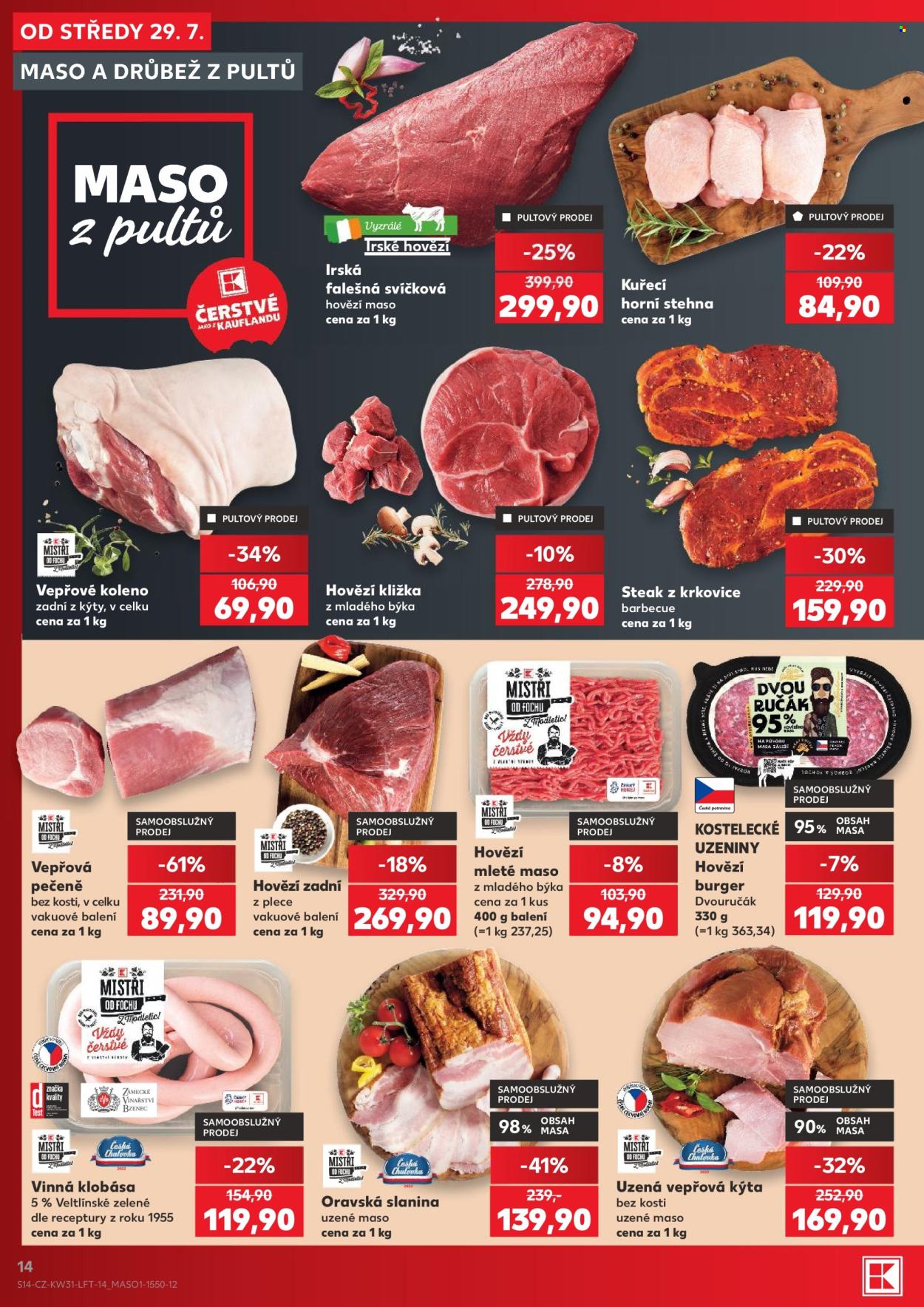 Leták Kaufland - 29.7.2026 - 4.8.2026. Strana 14