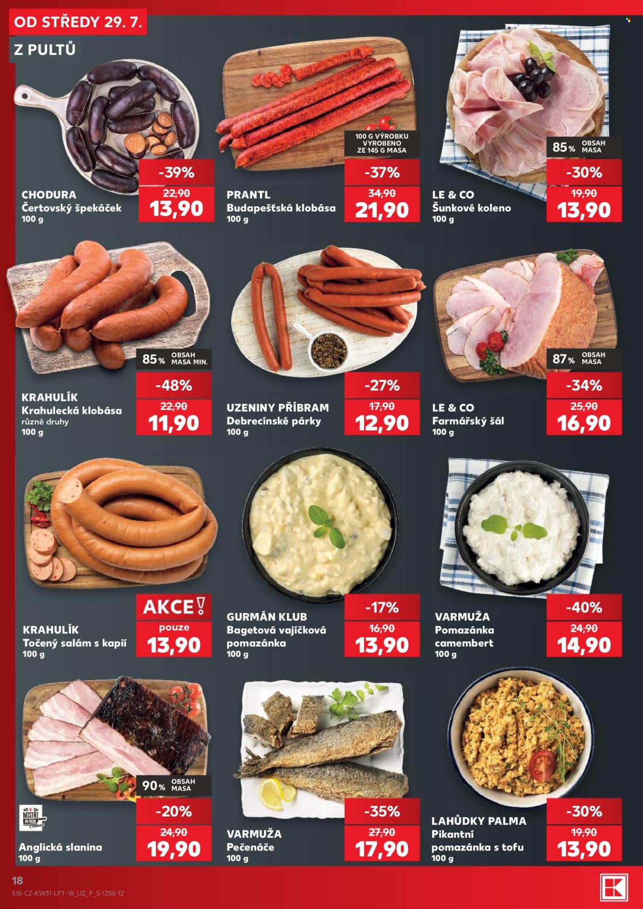 Leták Kaufland - 29.7.2026 - 4.8.2026. Strana 18