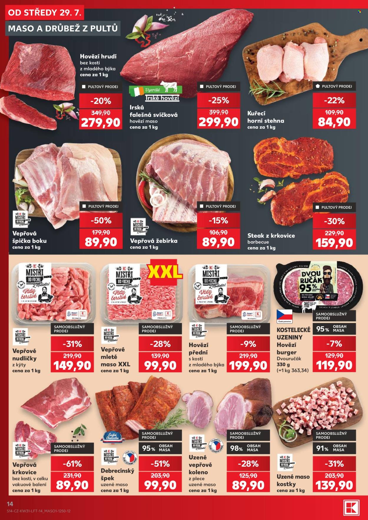 Leták Kaufland - 29.7.2026 - 4.8.2026. Strana 14