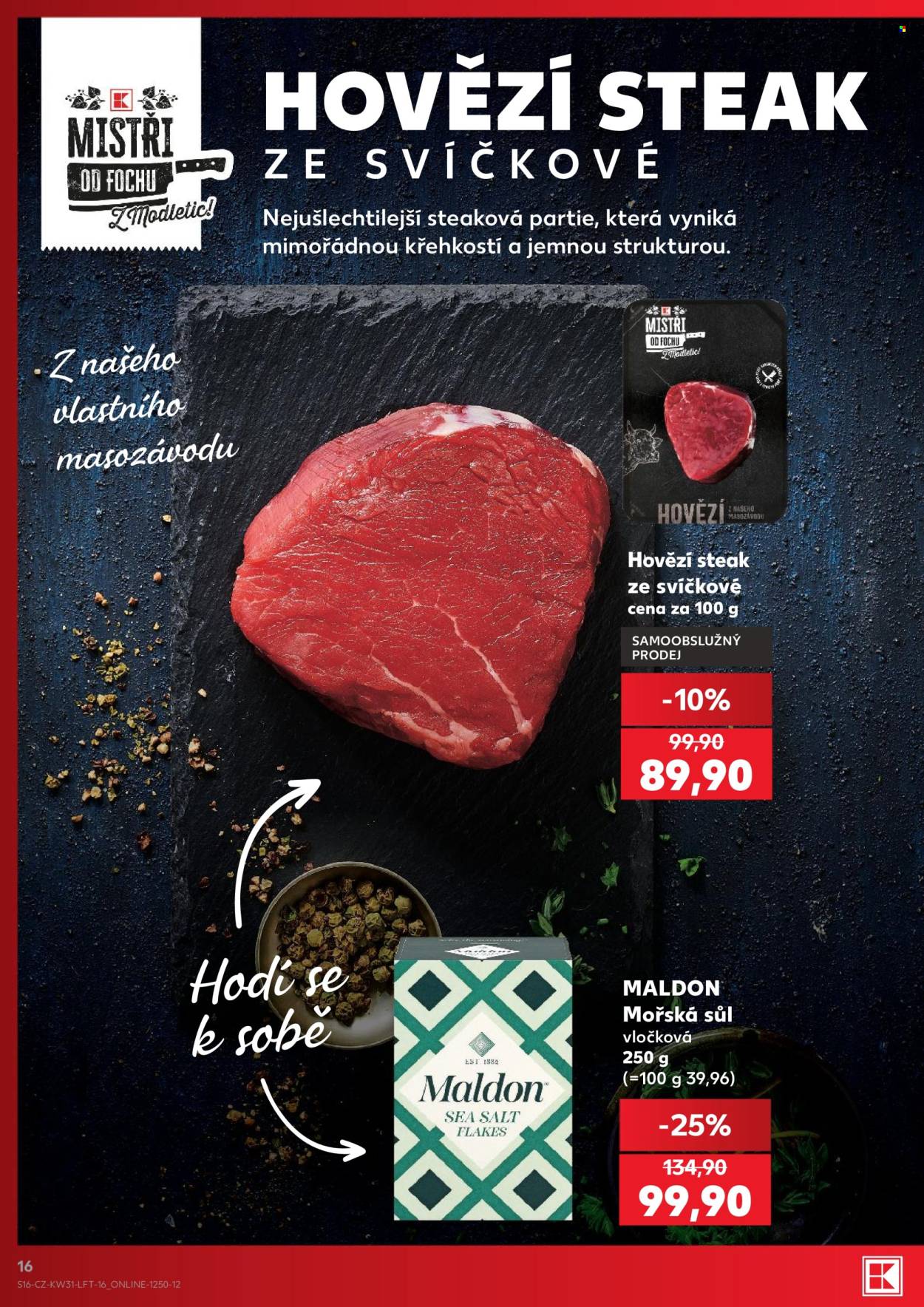 Leták Kaufland - 29.7.2026 - 4.8.2026. Strana 16