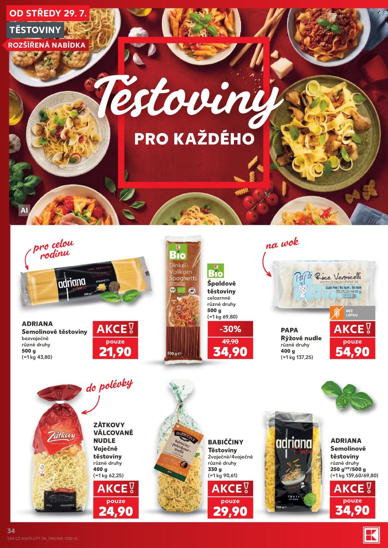 Leták Kaufland - 29.7.2026 - 4.8.2026. Strana 34