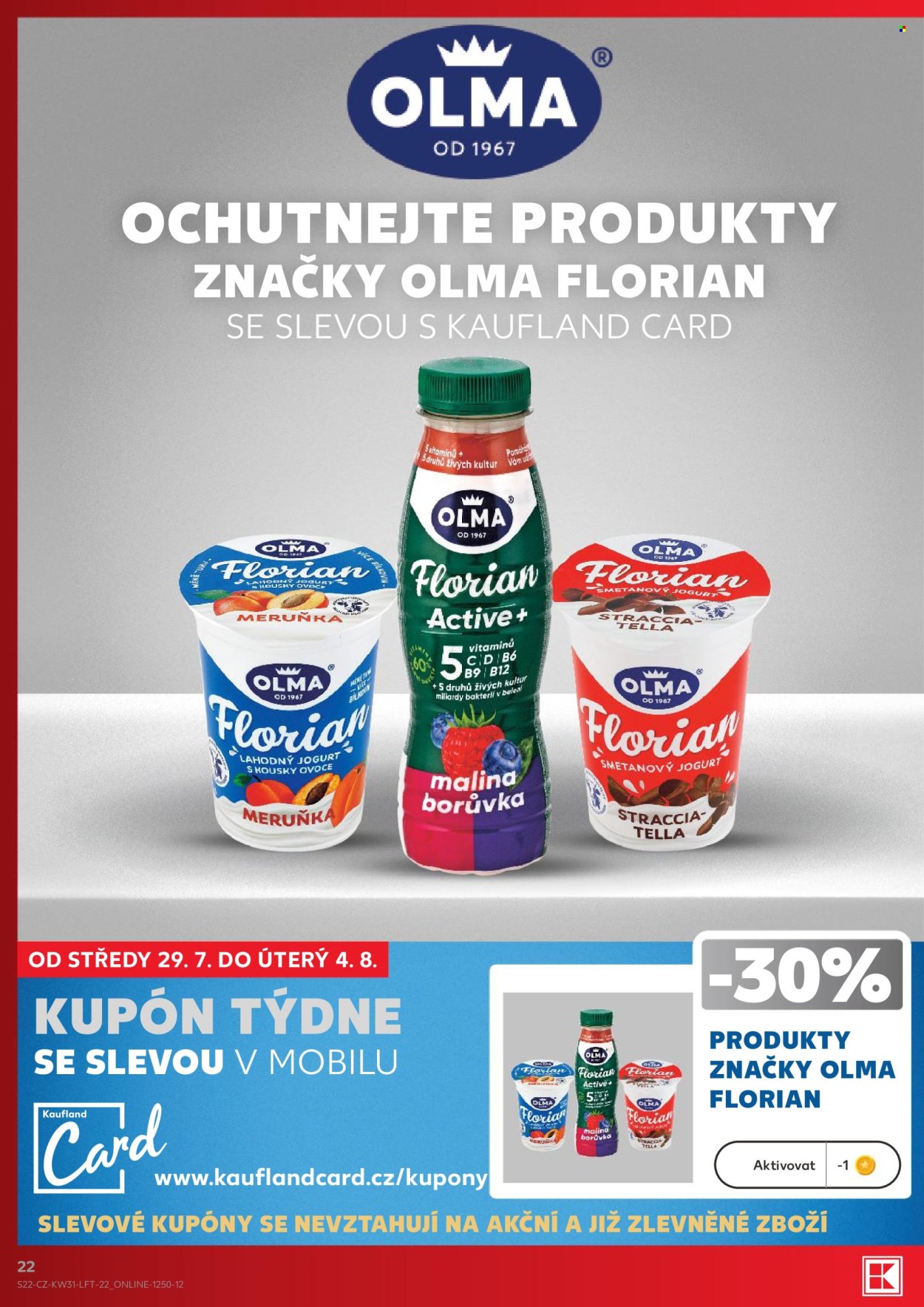 Leták Kaufland - 29.7.2026 - 4.8.2026. Strana 22