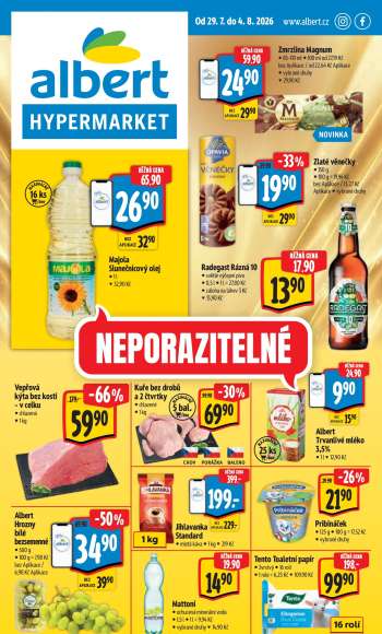 Leták Albert Hypermarket - 29.7.2026 - 4.8.2026.