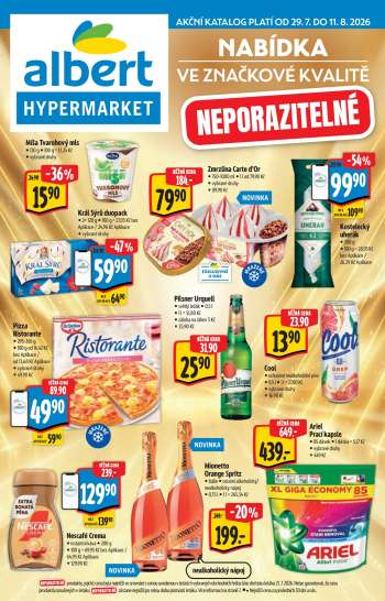 Leták Albert Hypermarket - 29.7.2026 - 11.8.2026.