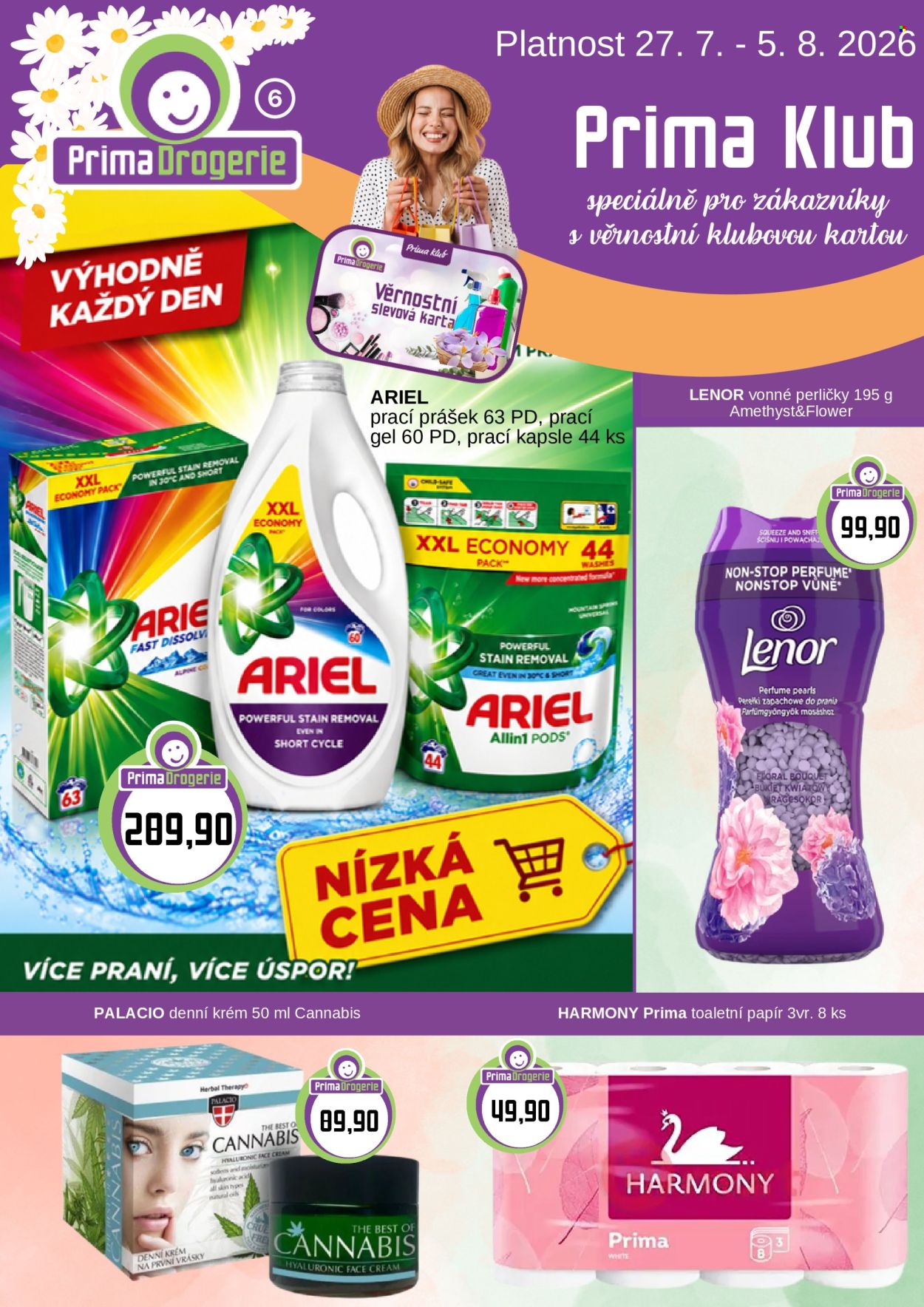 Leták Prima Drogerie - 27.7.2026 - 5.8.2026. Strana 1
