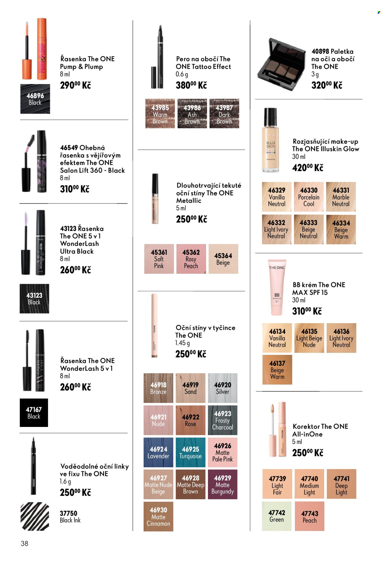 Leták ORIFLAME - 29.7.2026 - 18.8.2026. Strana 38